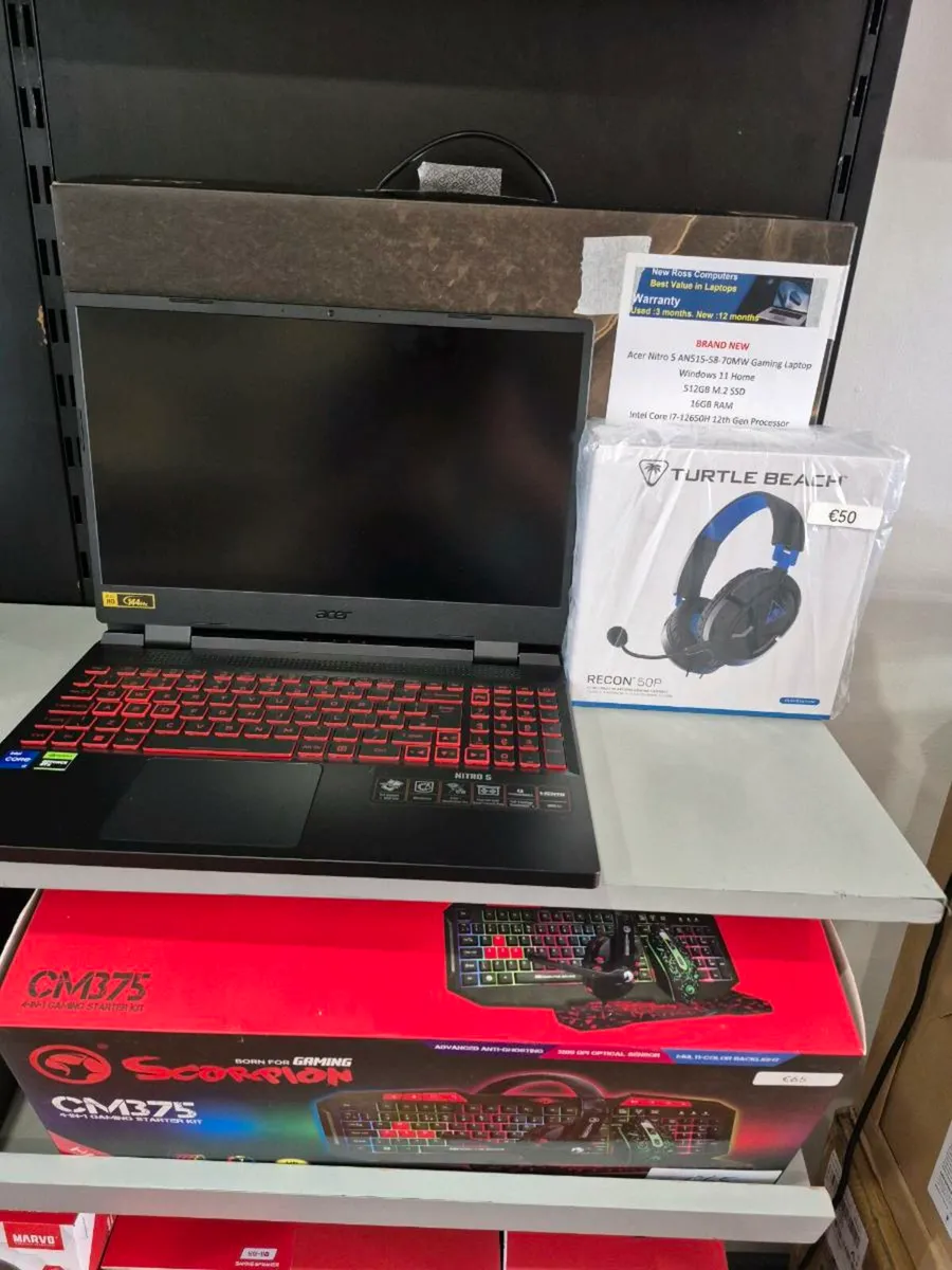 Acer Nitro 5 Gaming Laptop. Free speakers headset - Image 1