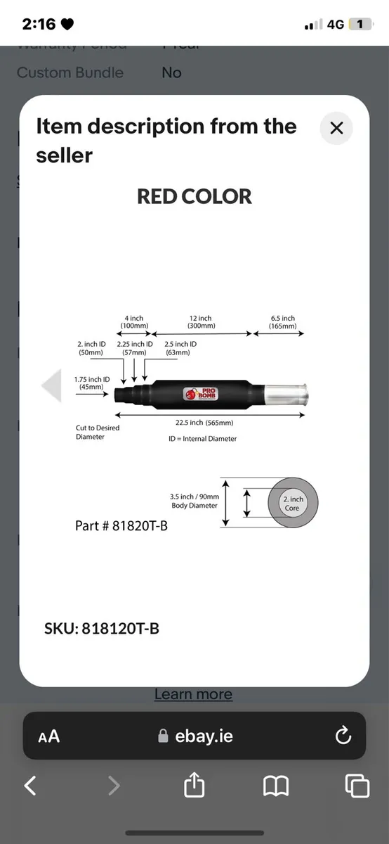 Cherry bomb exhaust muffler - Image 4