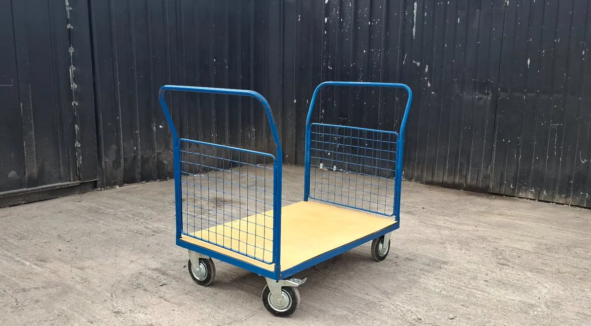 Heavy Duty Platform Truck – Mesh Front & Back - Image 4