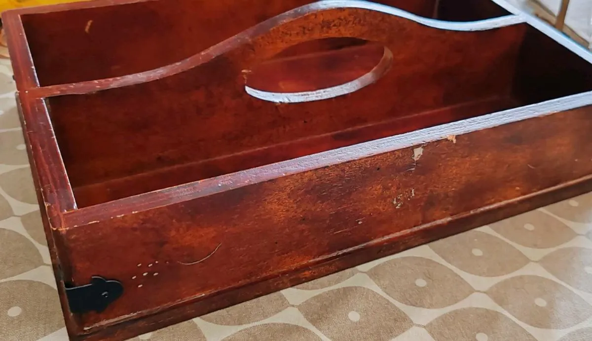 Vintage cutlery box - Image 2