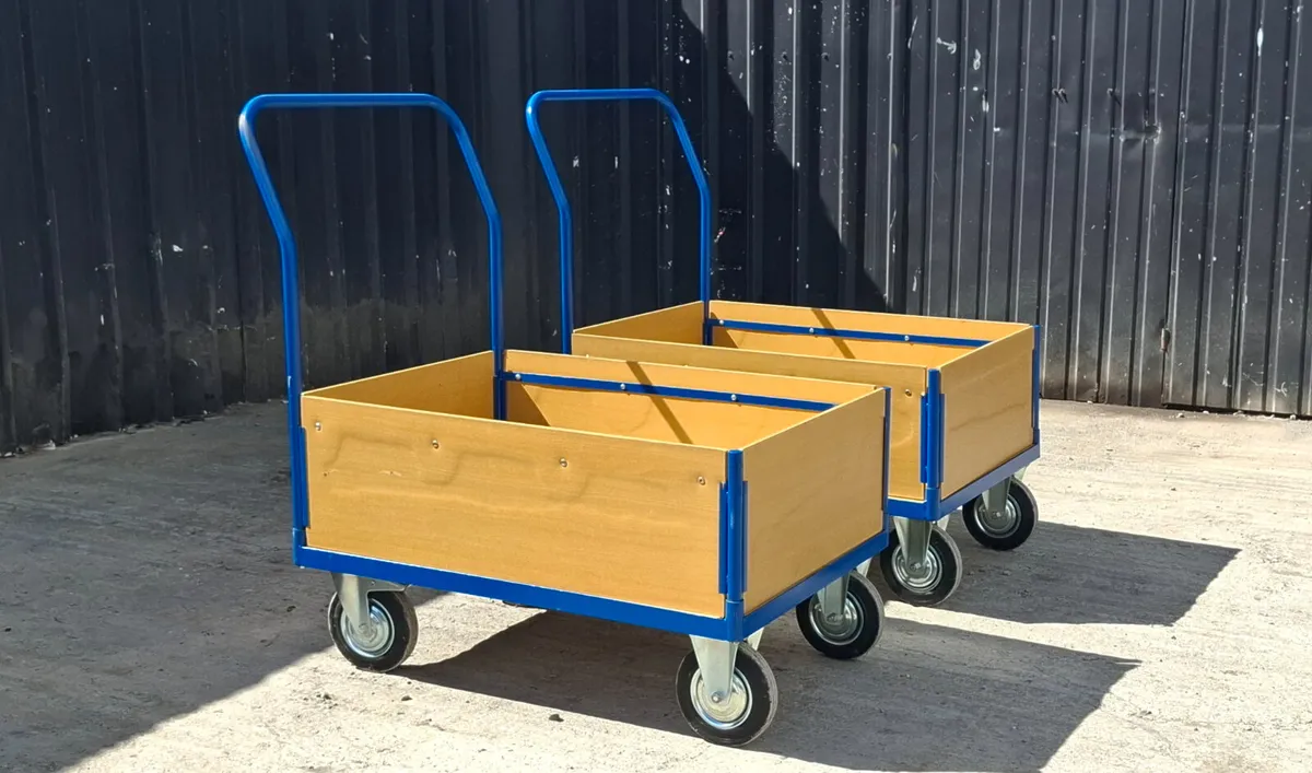 Compact Wooden Platform Truck - Image 3