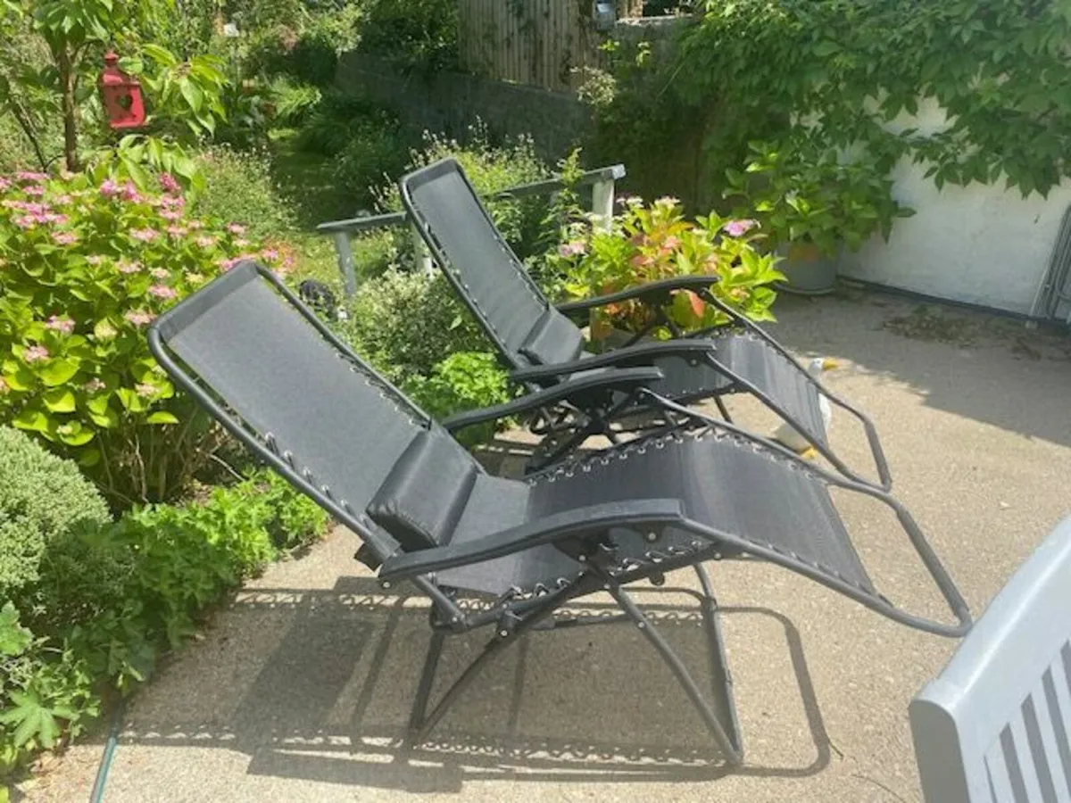 Pair of Garden Chair Recliners - Image 3