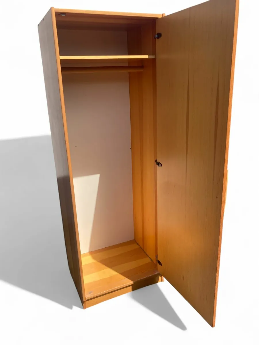 Wardrobe - Slim- Pine - Image 4
