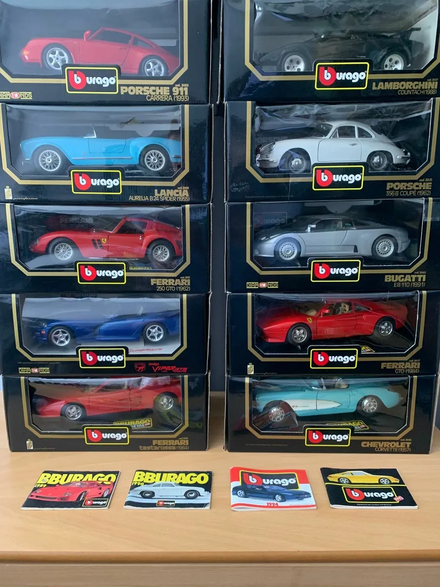 A Collection Of Burago Model Cars - Scale 1/18 - Image 2