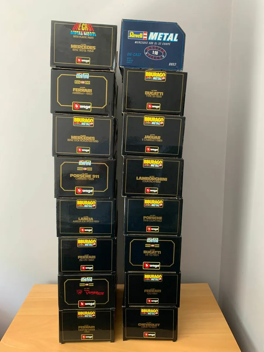 A Collection Of Burago Model Cars - Scale 1/18 - Image 4