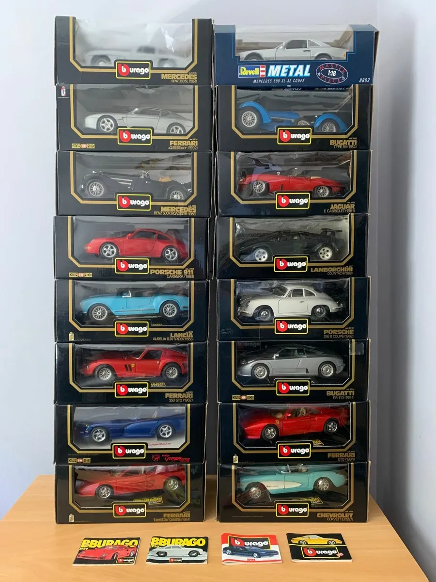 A Collection Of Burago Model Cars - Scale 1/18 - Image 1