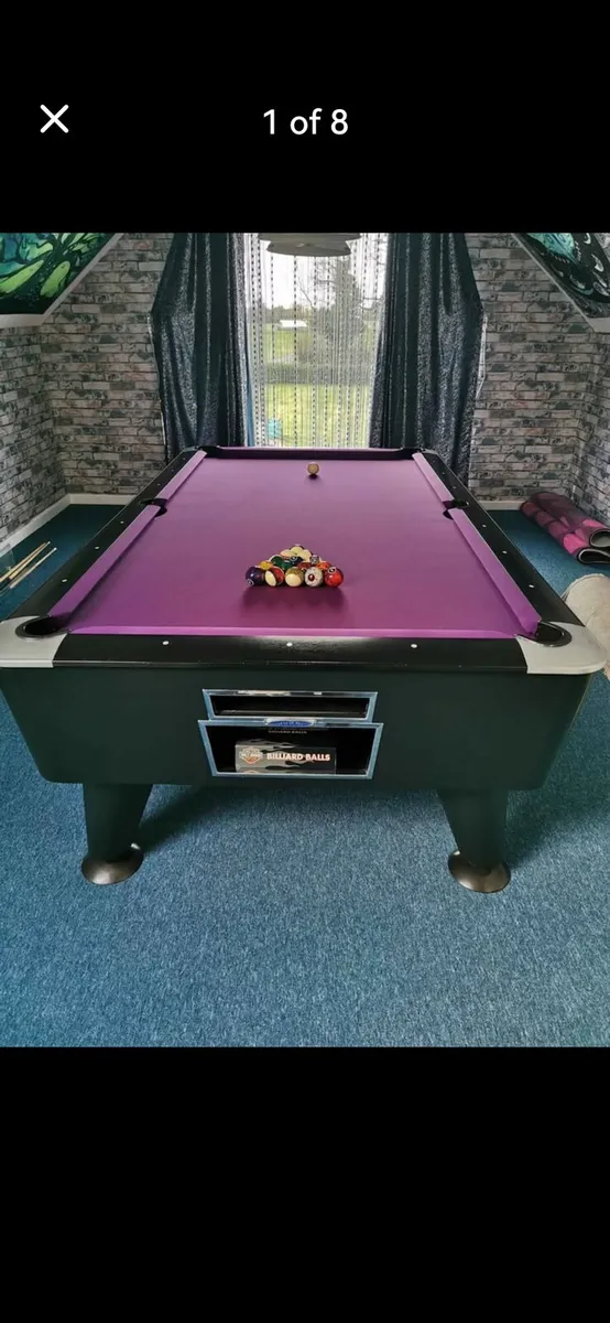 Sam Euro American Pool Table - Image 1