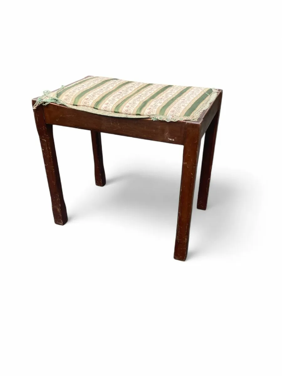 Antique Stool - Piano / Dressing Table Stool - Image 1
