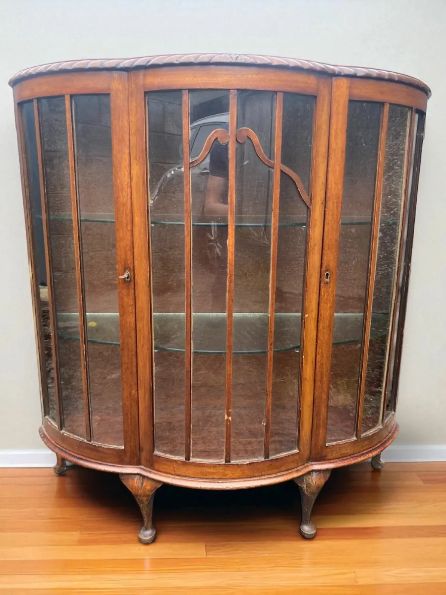 Display Cabinet - Drinks Cabinet - Antique - Image 4