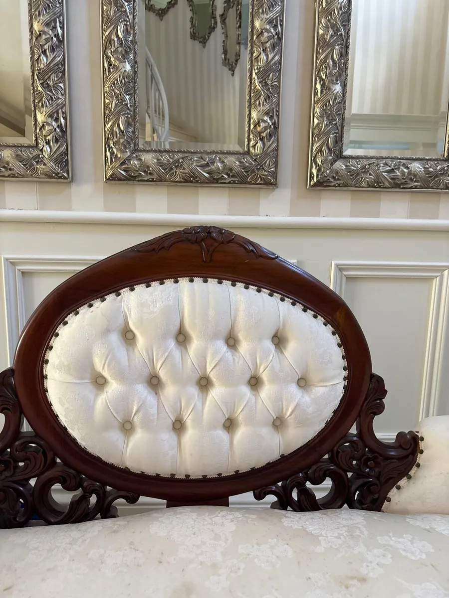 Mahogany Chaise Sofa - Image 2