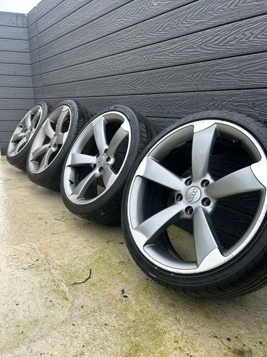 19” AUDI TTRS ALLOY WHEELS & TYRES - Image 1
