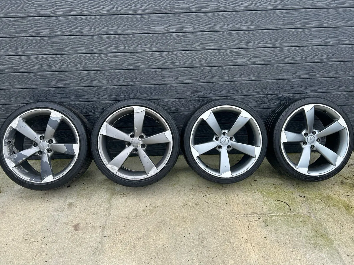 19” AUDI TTRS ALLOY WHEELS & TYRES - Image 2