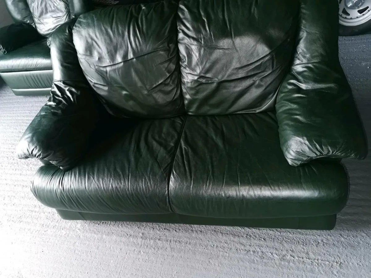 Natuzzi Leather Sofas - Image 3