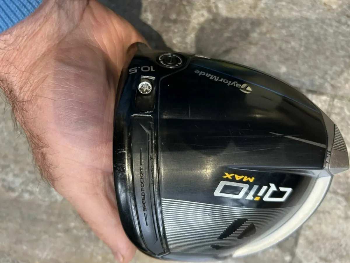 Taylormade Qi10 Max Driver 10.5 Degree Stiff Flex - Image 1
