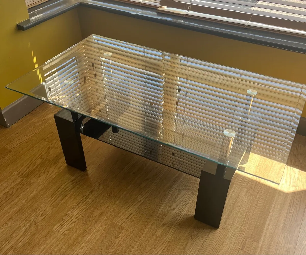Glass coffee table - Image 2