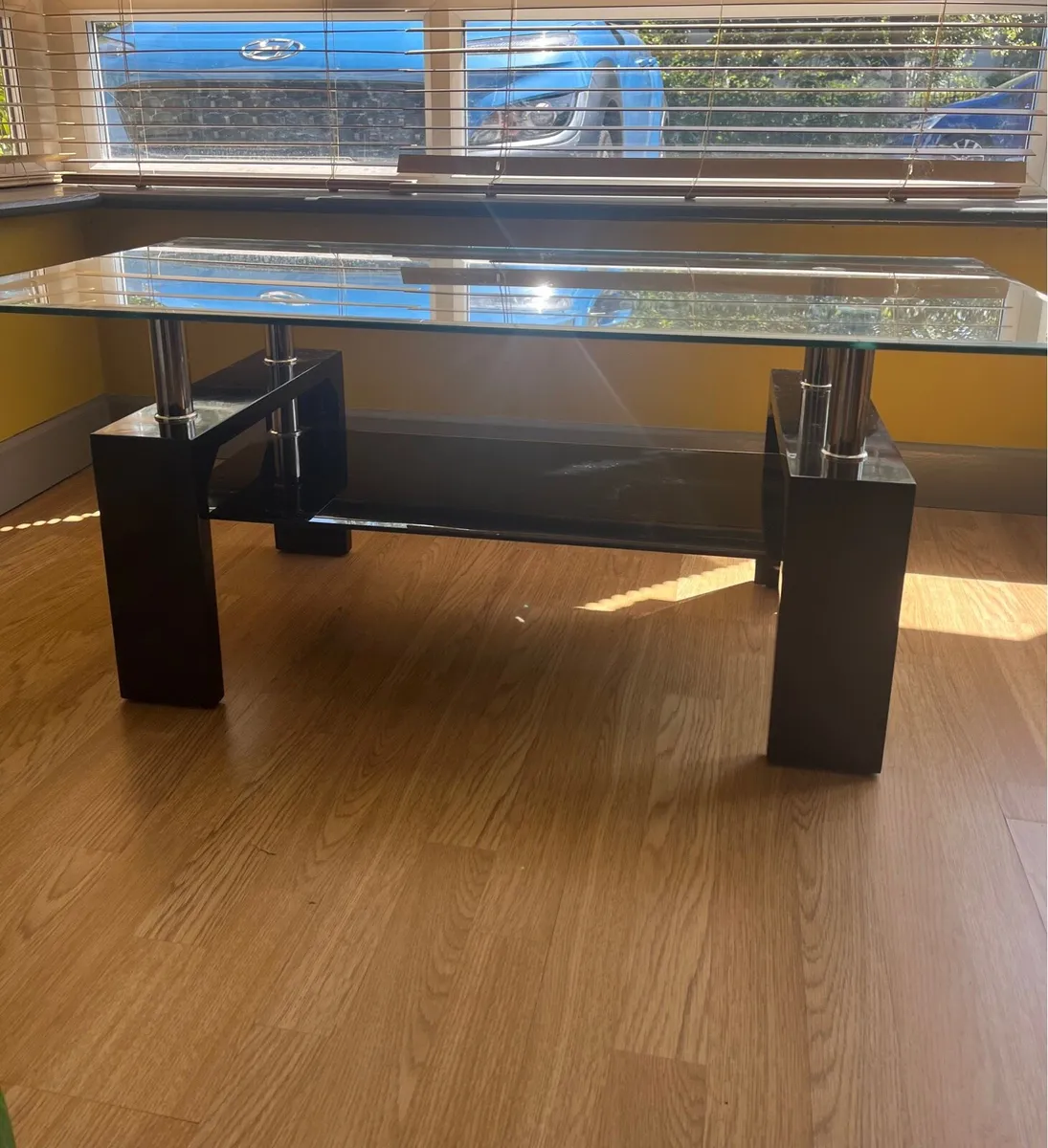 Glass coffee table - Image 3