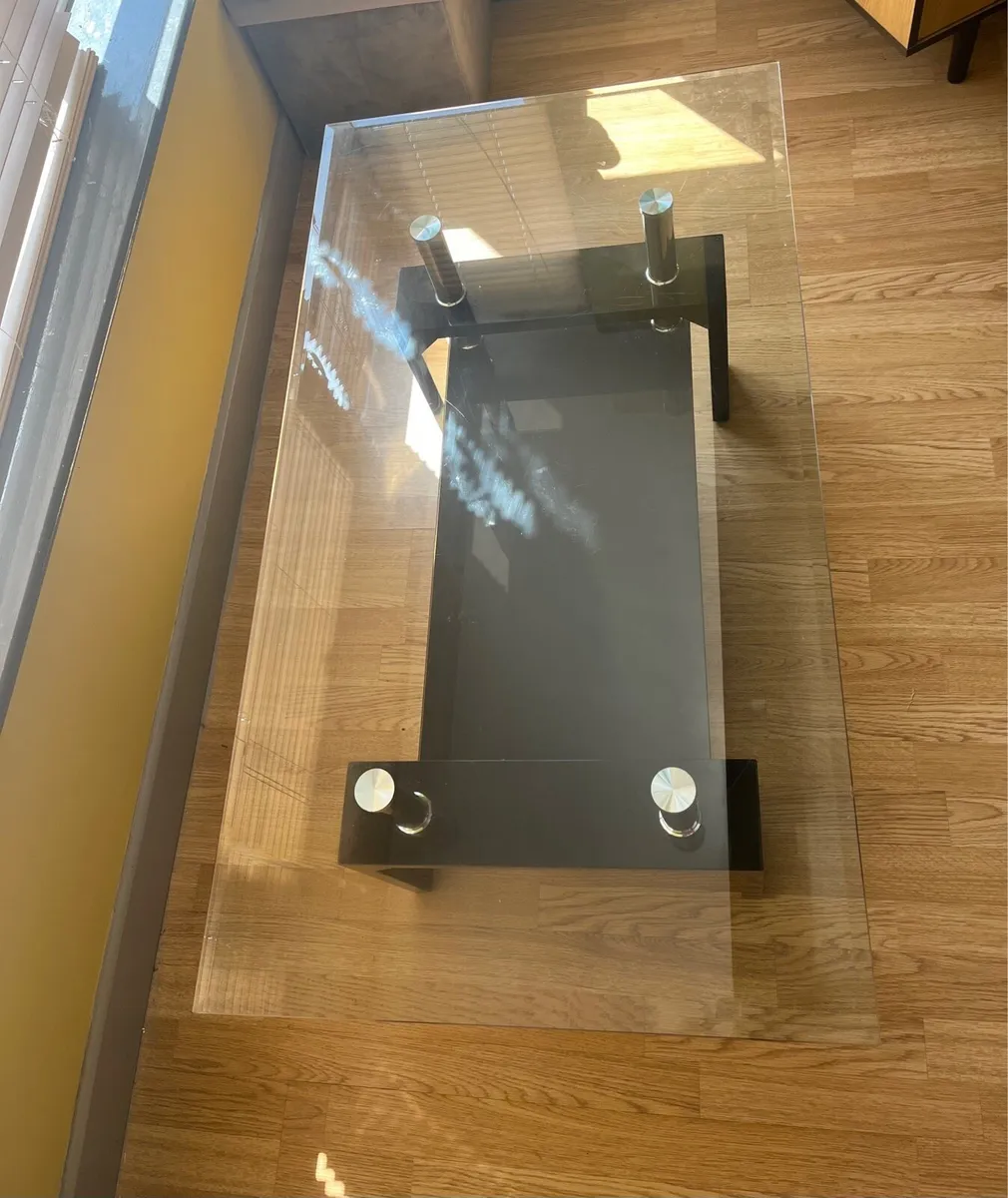 Glass coffee table - Image 4
