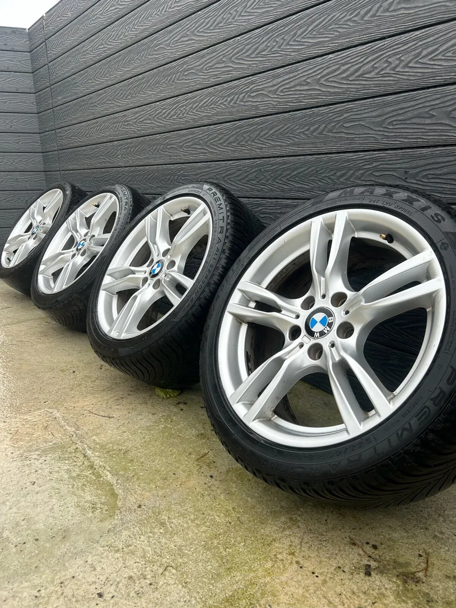 18” GENUINE BMW 5 SERIES ALLOY WHEELS & TYRES - Image 1