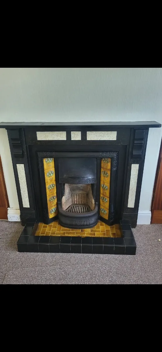Antique fireplace and surrounds - Image 1