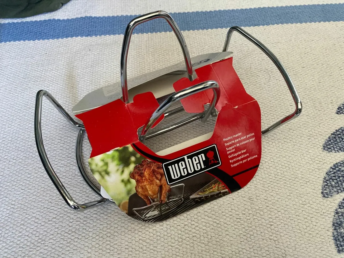 Weber Poultry Roaster Made of Stainless Steel