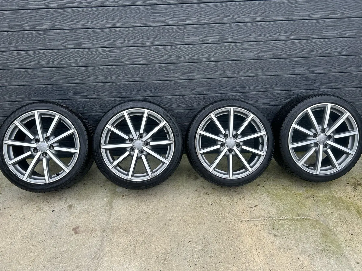 18” GENUINE AUDI A3 ALLOY S-LINE WHEELS & TYRES - Image 2