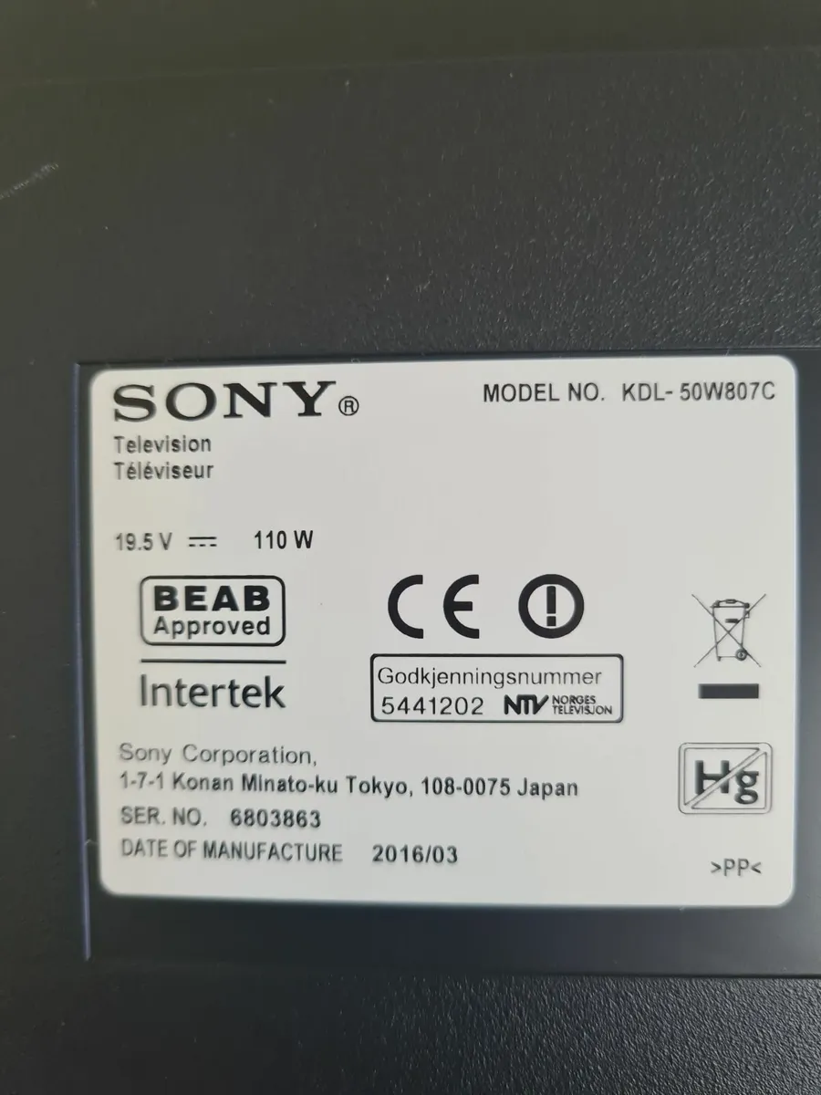 Sony 49 Inch TV - Image 4