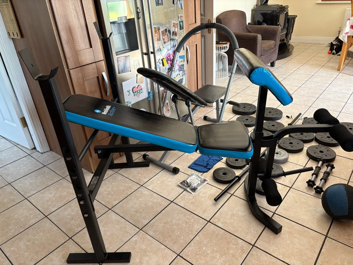 FULL GYM BUNDLE, TOWER, BENCH, ABS, LEGS, WEIGHTS! - Image 4
