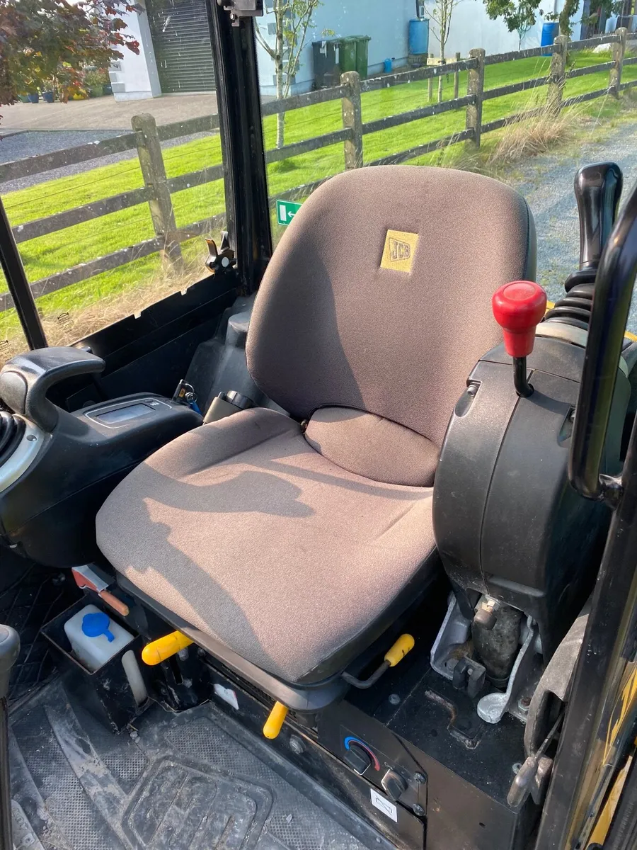 JCB 8026 mini digger and plant trailer - Image 4