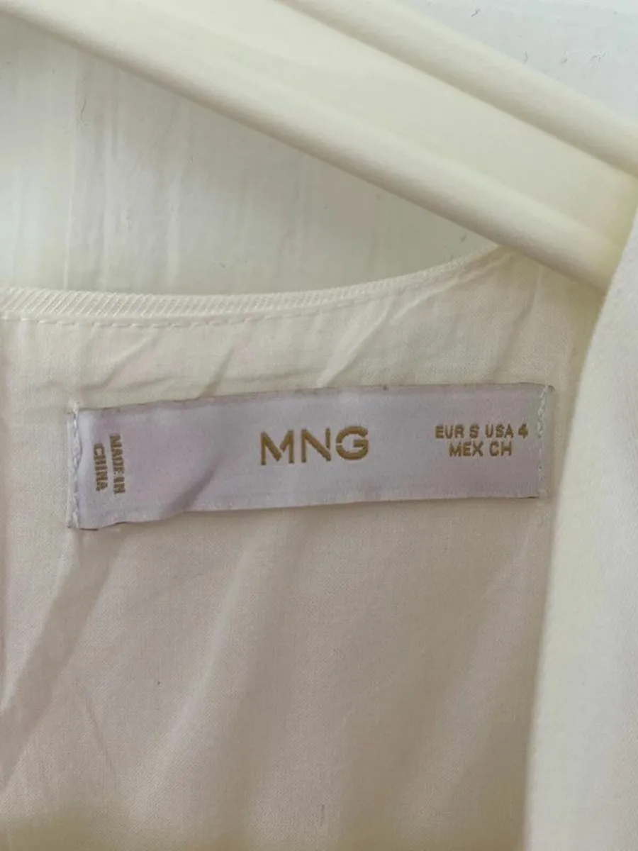 Mango summer white dress mini - Image 3