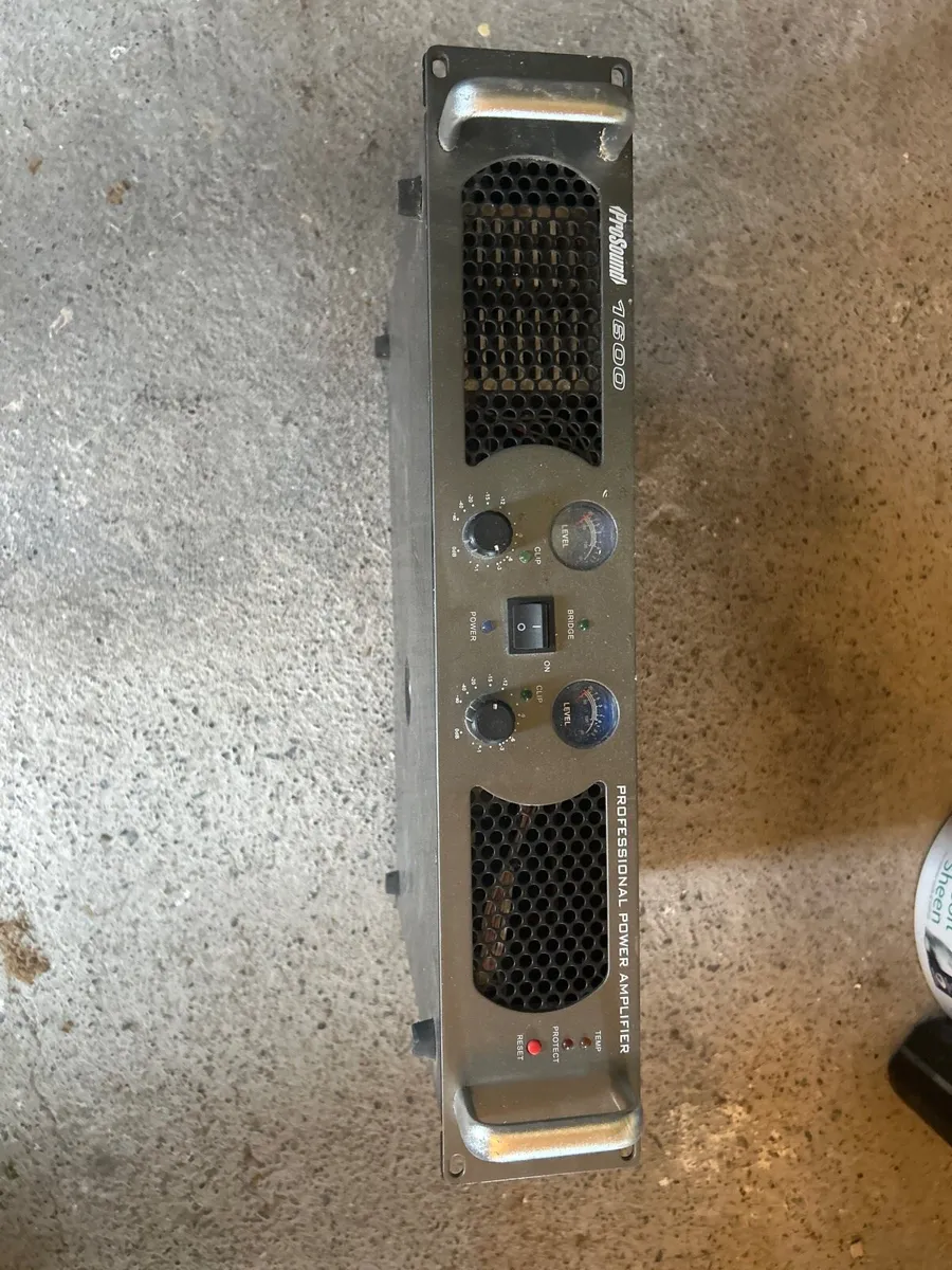 Professional power amplifier, pro sound 1600 - Image 1