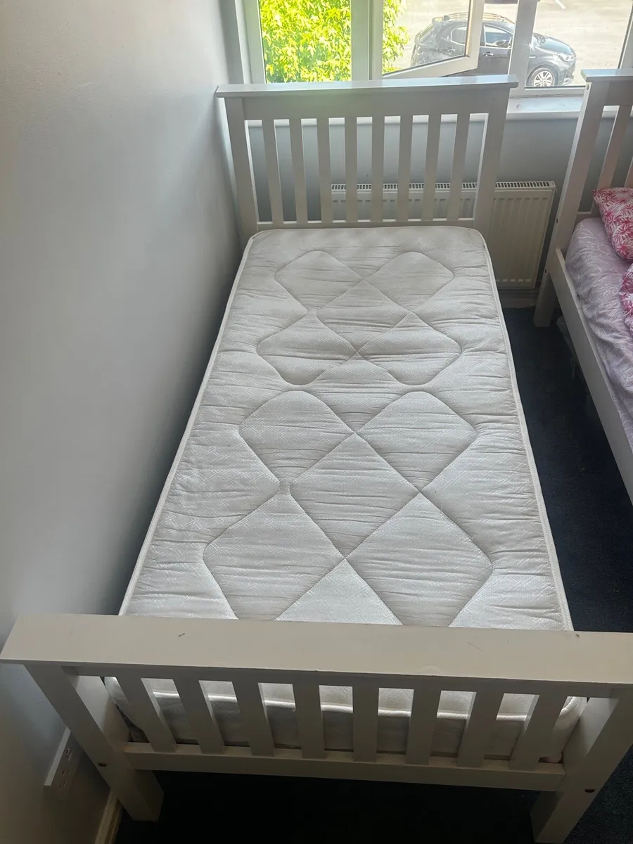 2 Wooden bed frame and Mattress at€180 each - Image 4