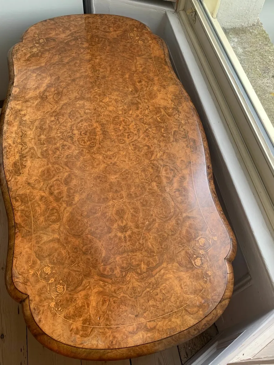 antique victorian coffee table - Image 2
