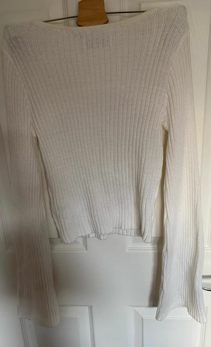 White knit jumper - Image 1