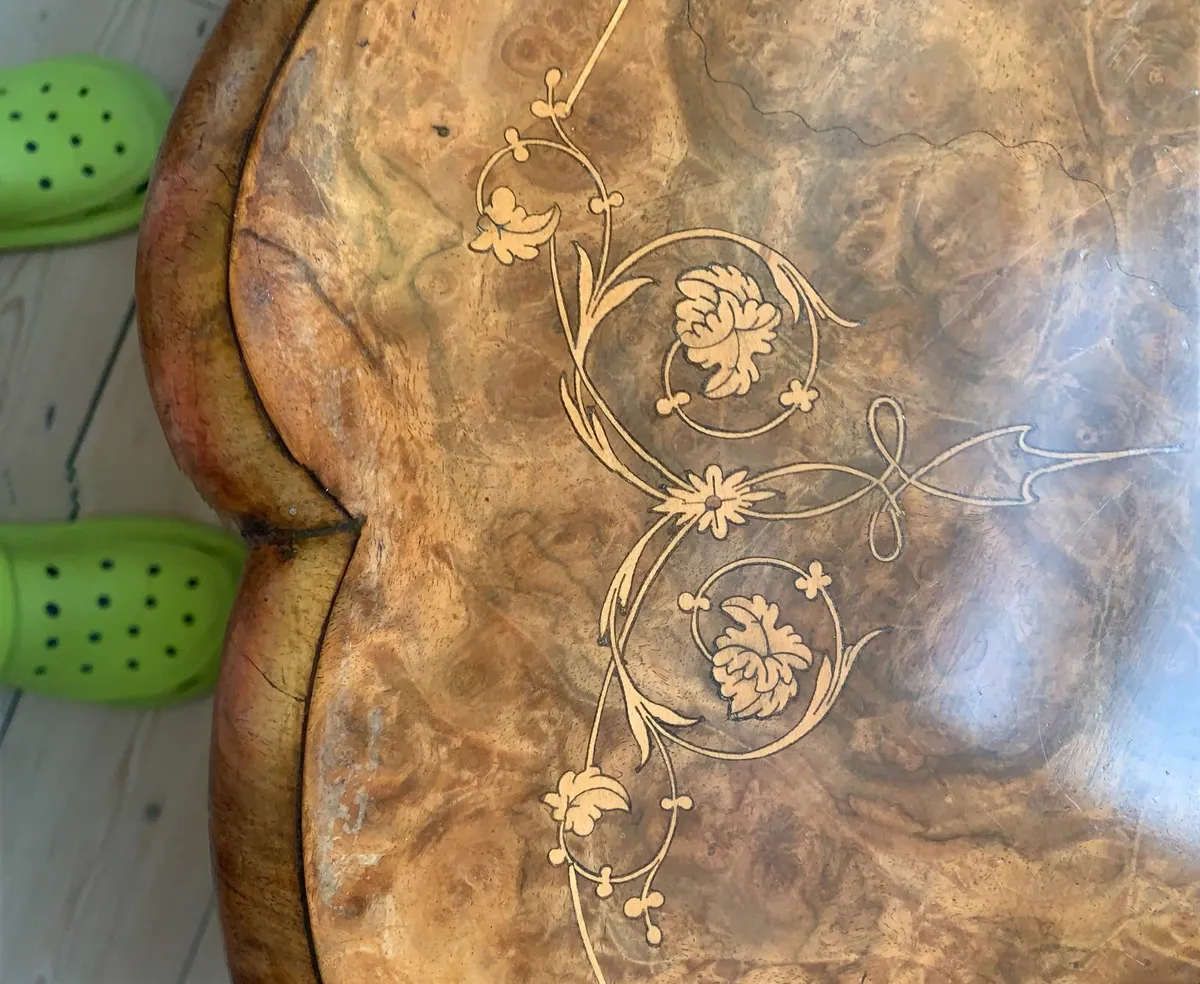 antique victorian coffee table - Image 4