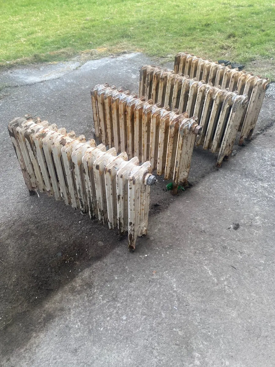 Old cast iron Radiators ,new unused Freezer - Image 3