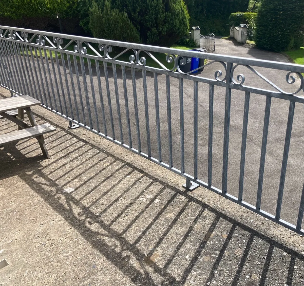 Galvanised decorative railings - Image 1
