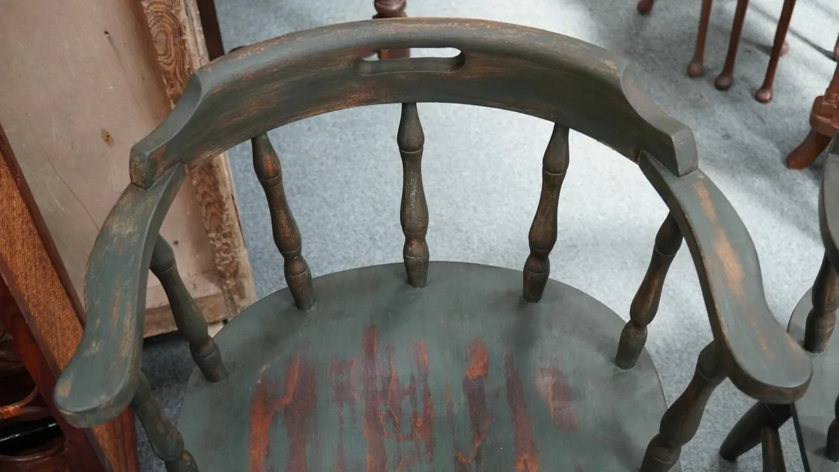 🪑 Pair of Upcycled Smokers' Chairs - Image 4
