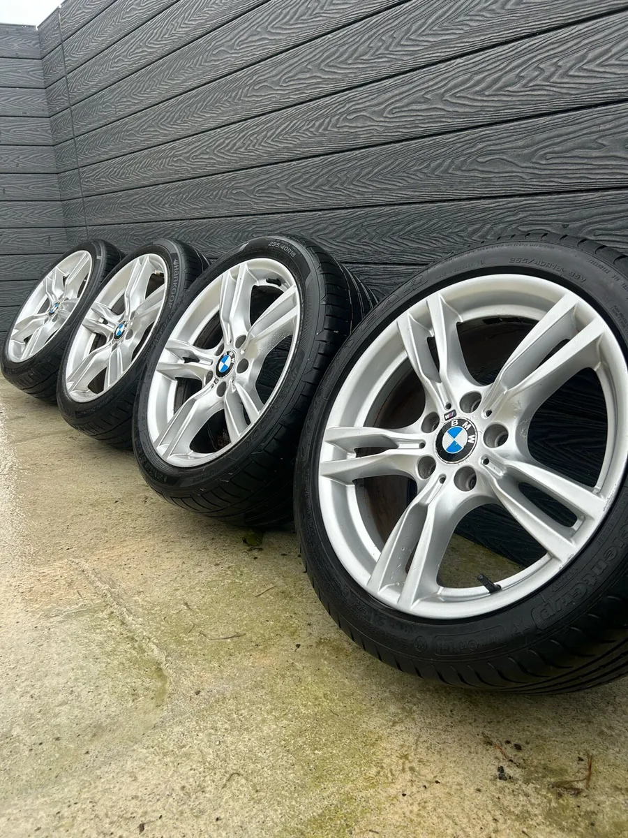 18” GENUINE BMW 5 SERIES ALLOY WHEELS & TYRES - Image 1