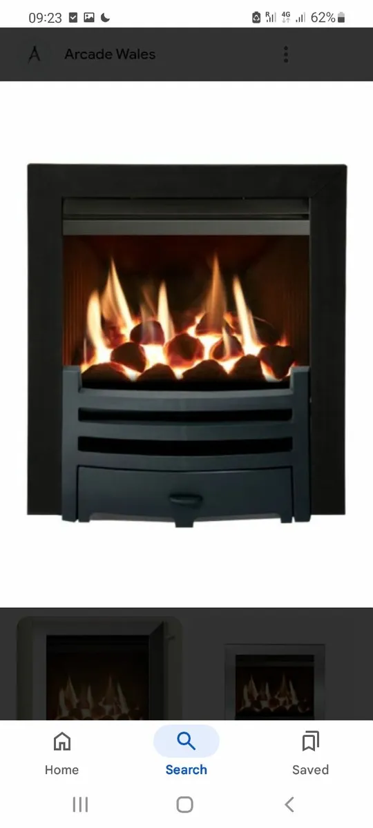 Gazco gas heater with 2 x 34kg bottles - Image 1