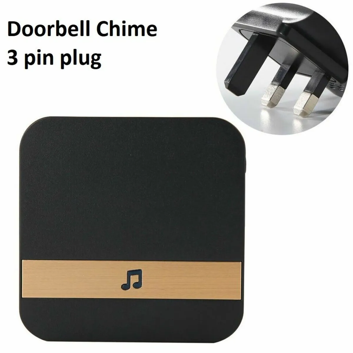 V5 Doorbell Video Camera + Chime + 3 Batteries - Image 2