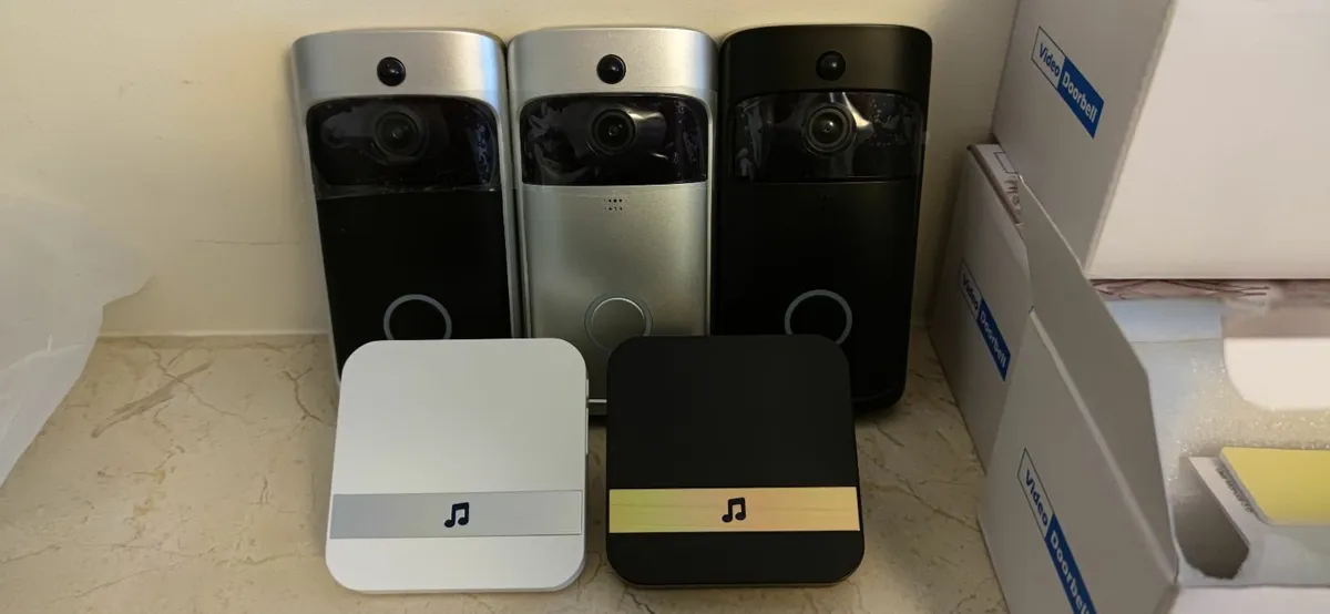 V5 Doorbell Video Camera + Chime + 3 Batteries - Image 4