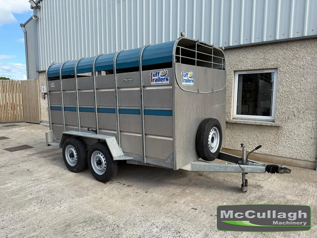 Used Tuffmac 12ft x 6ft Cattle Trailer - Image 1