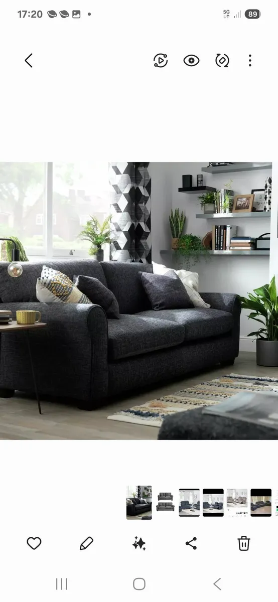 Brand new Bromley 3 plus 2 sofas reduced