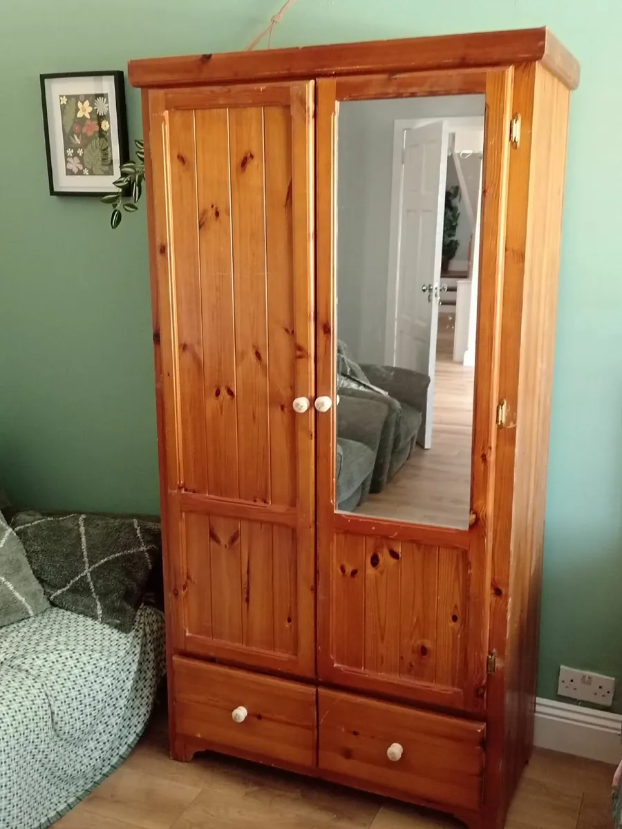 Solid Pine Wardrobe - Image 1