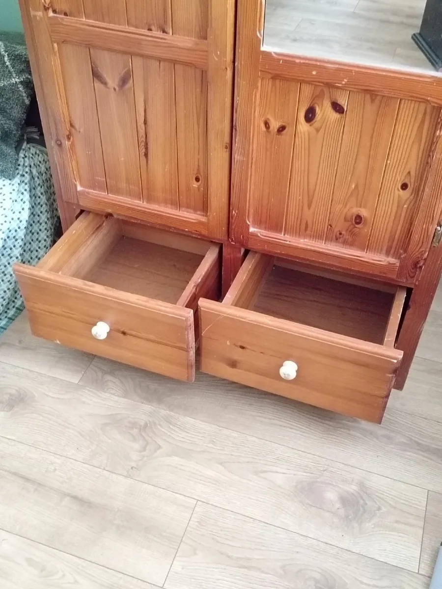 Solid Pine Wardrobe - Image 3