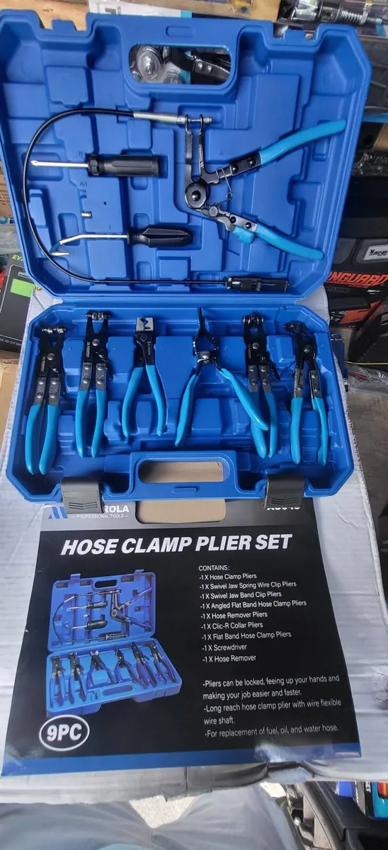 Manarola 9PC Hose Clamp Plier Set