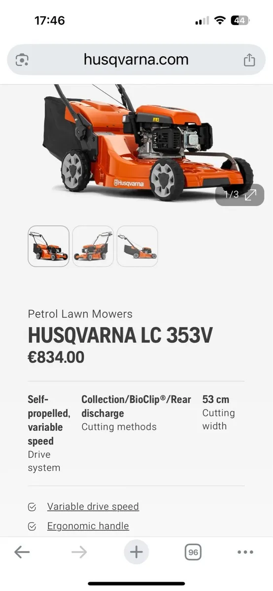 Husqvarna Self propelled lawnmower - Image 4