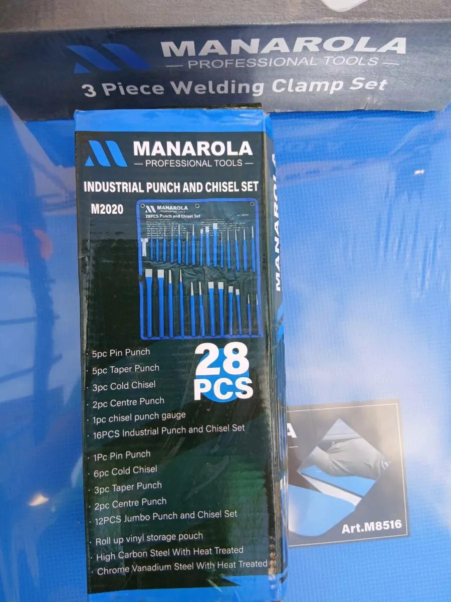 MANAROLA 28PC PUNCH AND CHISSEL SET - Image 2