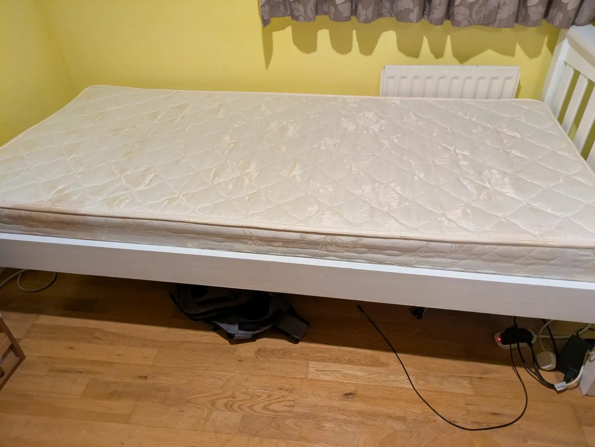 Bed Frame and Mattress - Image 2