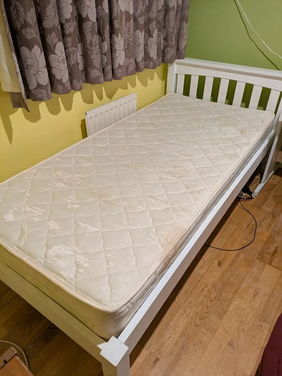 Bed Frame and Mattress - Image 1